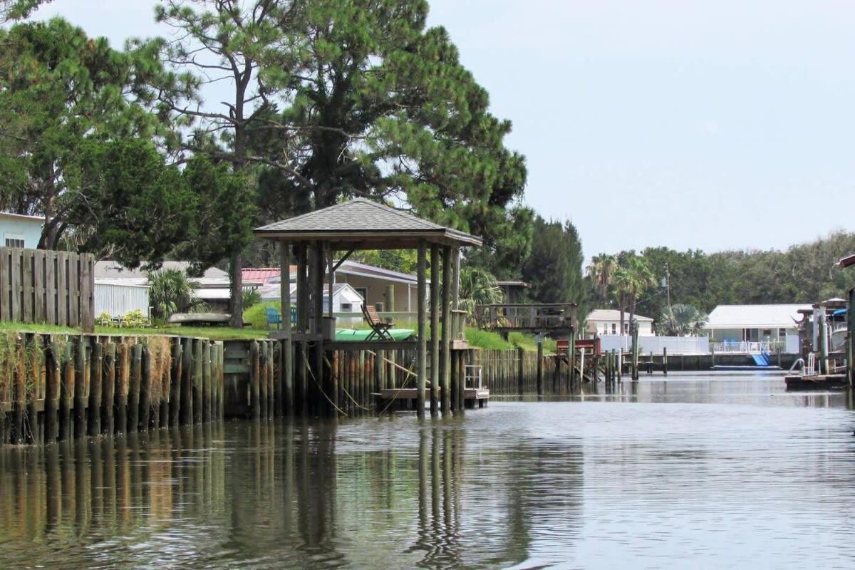 Canal Dock Walk To Kayaks Sup Fishing St. Augustine